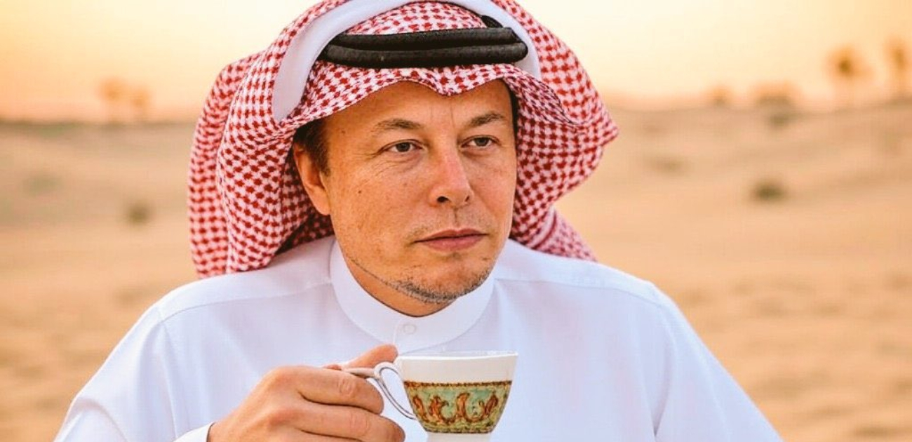 صورة إيلون ماسك بالزيّ السعودي تجتاح منصات التواصل الاجتماعي فما قصتها!؟