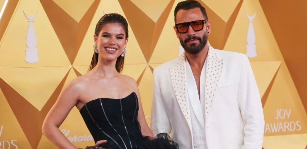 تفاصيل حصرية عن إطلالة نيكولا معوض من Maison Gamil في Joy Awards